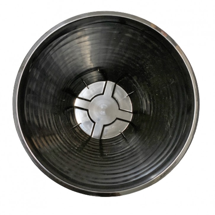 Decorative Planter Pot - Black Wave Design (Zhong Tian Guang Yuan 中天广原)