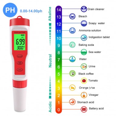 PH/TDS/EC/Temperature Digital Meter Tester (YIERYI)
