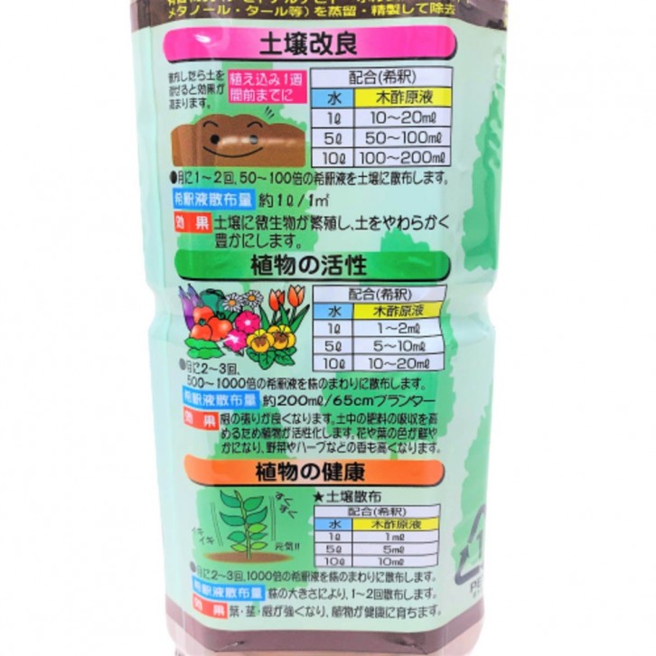 Aged Wood Vinegar - Pyroligneous Acid (Toyochu)