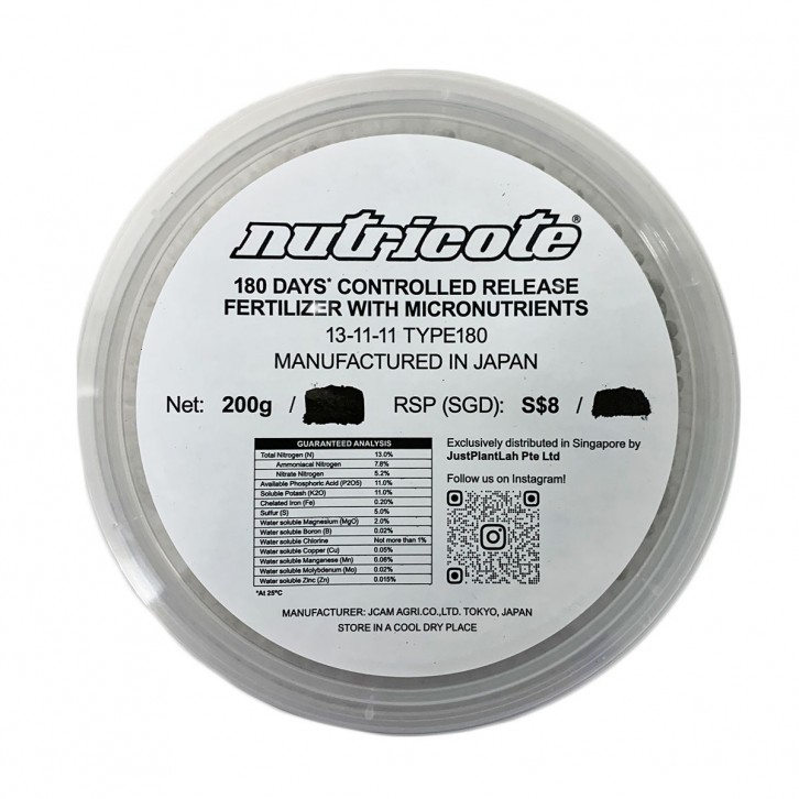 Controlled Release Fertilizer Type180 NPK-13-11-11 (Nutricote JAPAN)
