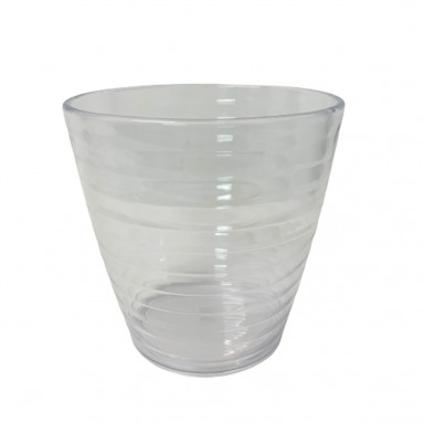 Plastic Transparent Planter Pot (F042-2)