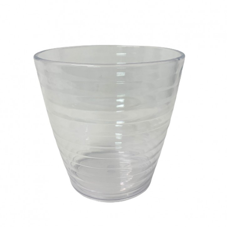 Plastic Transparent Planter Pot (F042-2)