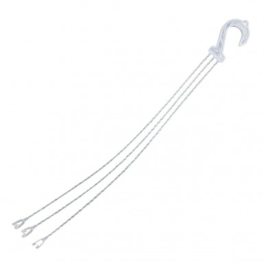 Plastic Pot Hanger - Transparent