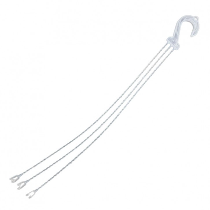 Plastic Pot Hanger - Transparent