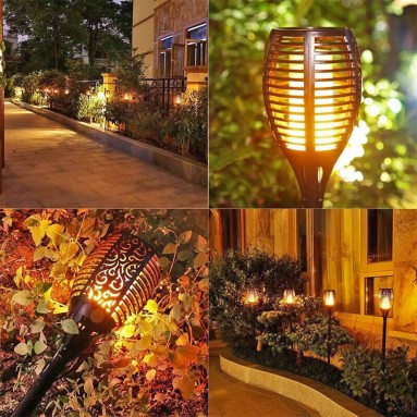LED Waterproof Solar Garden Torch Light