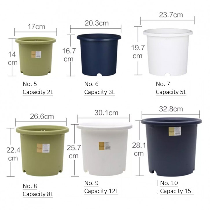 Plastic Planter Pot - Deepot Irisohyama (IRIS)