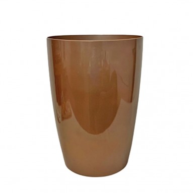 Plastic Planter Pot Round Bronze (ABC)