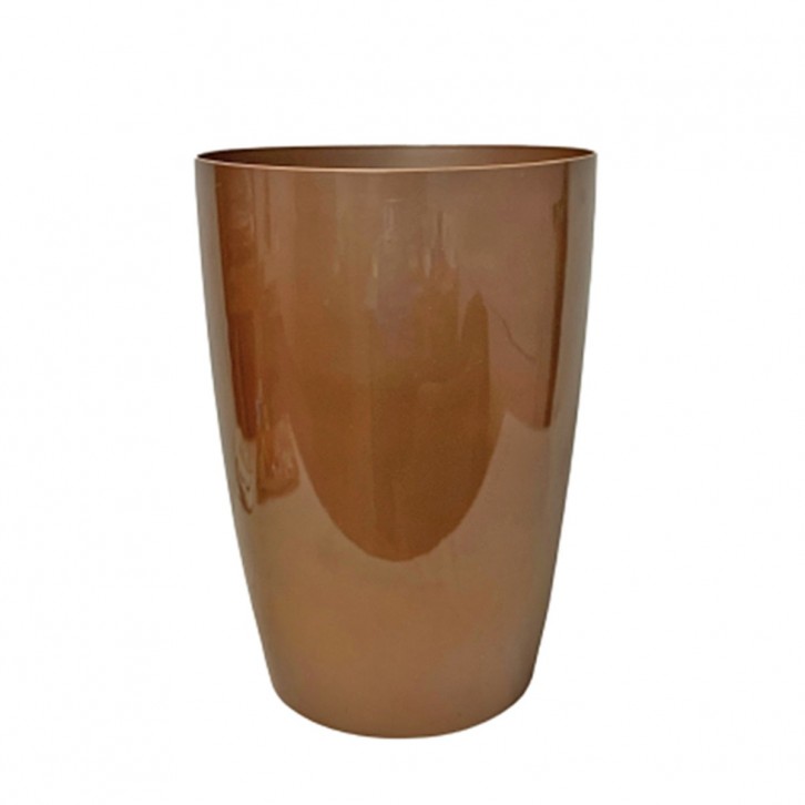 Plastic Planter Pot Round Bronze (ABC)