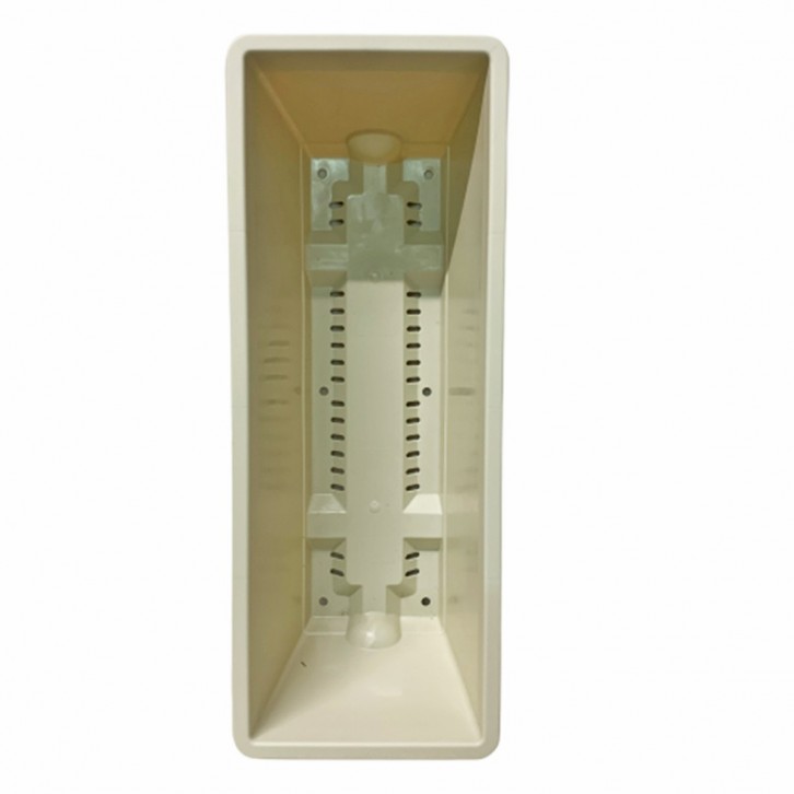 Rectangular Planter Box With Metal Rack