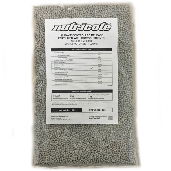 Controlled Release Fertilizer Type180 NPK-13-11-11 (Nutricote JAPAN)