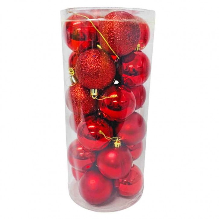 8cm(Ø) Christmas Ornament Ball (Assorted Colors)