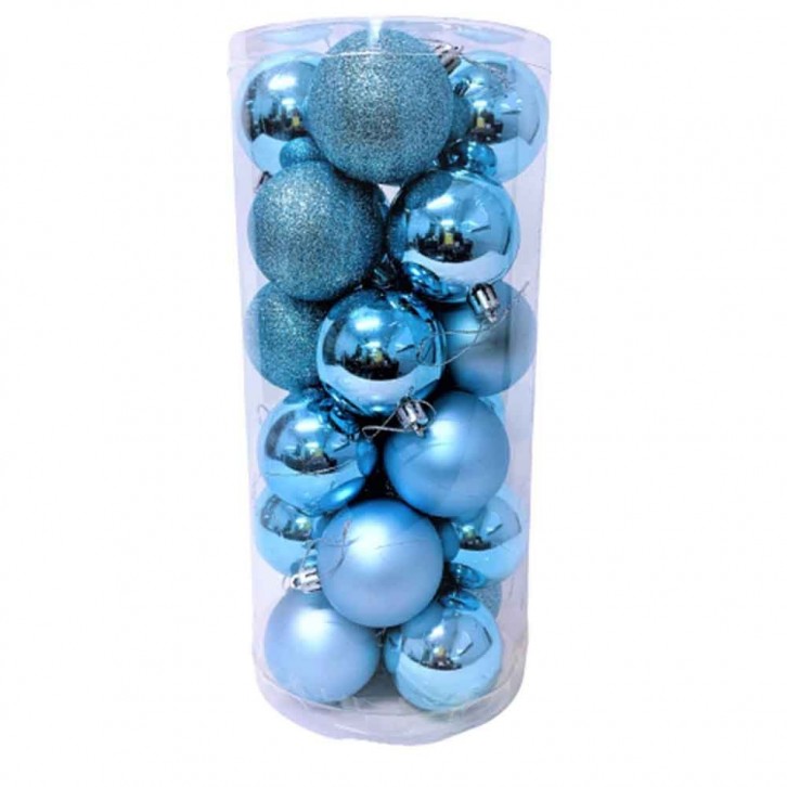 6cm(Ø) Christmas Ornament Balls (Assorted Colors)