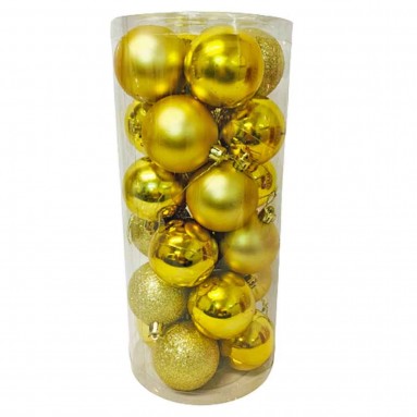 6cm(Ø) Christmas Ornament Balls (Assorted Colors)