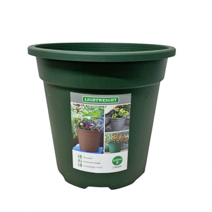 Plastic Planter Pot - Lightweight htpot GREEN (Huan Qiu)