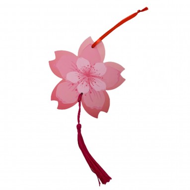 Sakura Card with Tassel 流苏樱花许愿卡