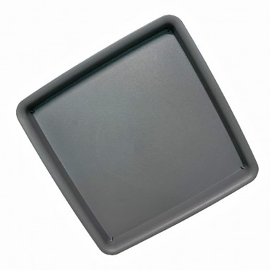 Plastic Square Tray - Dark Grey (Hua Bo Shi 花博士)