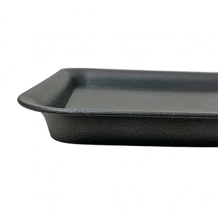 Plastic Rectangle Tray - Dark Grey (Hua Bo Shi 花博士)