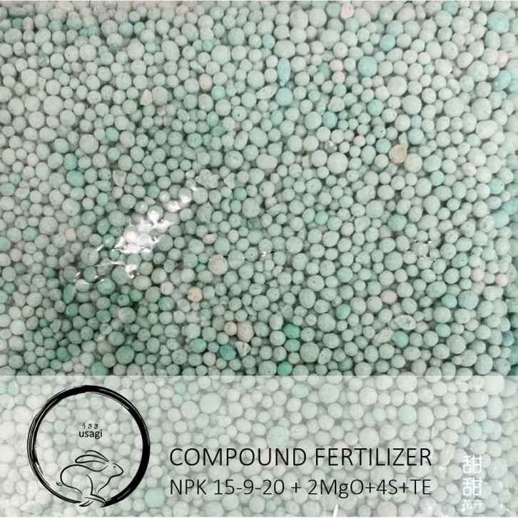 Compound Fertilizer NPK 15-9-20 + 2MgO+4S+TE (Usagi)