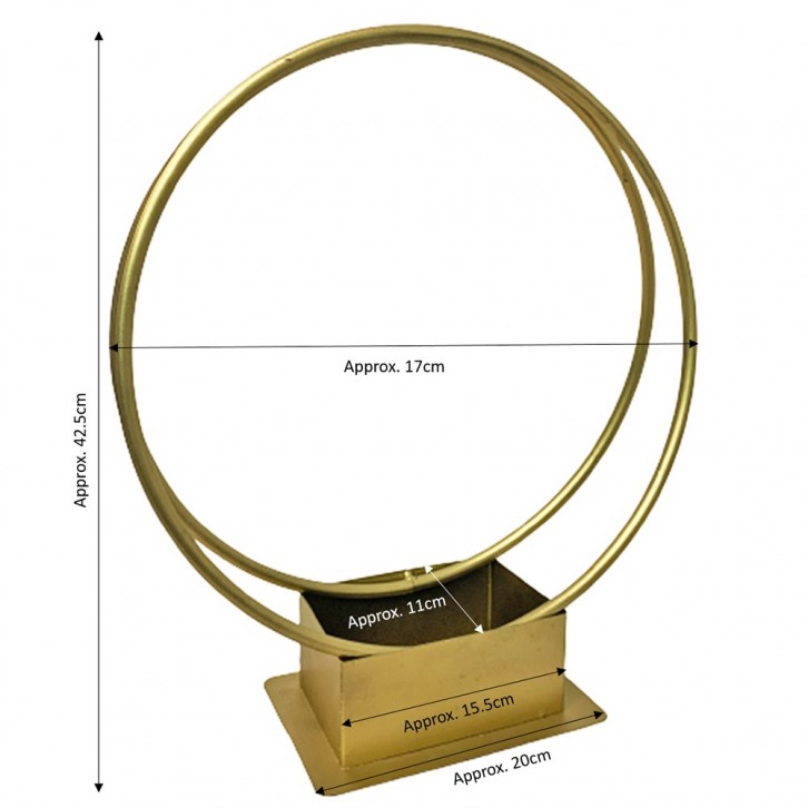 Elegant Gold Flower Stand (Various Design)