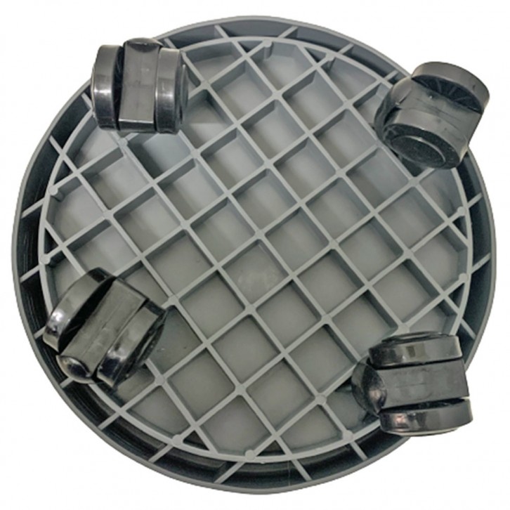 Flower Pot Caddy 钢化圓轮托盤 (HuaBoShi 花博士) Saucer with wheels