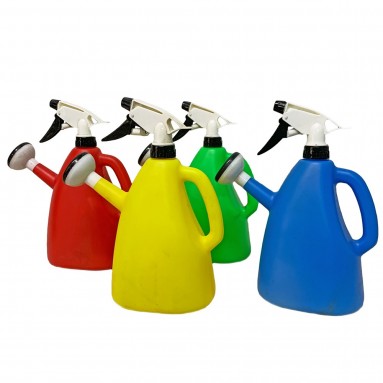 Plastic Watering Can with Spray 1.8L