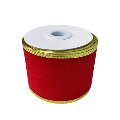 Classic Christmas Red Velvet Ribbon