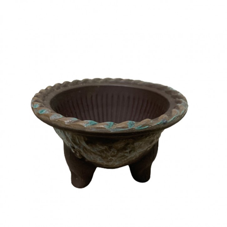 Tokoname Tripod pot (Bonsai Pot)