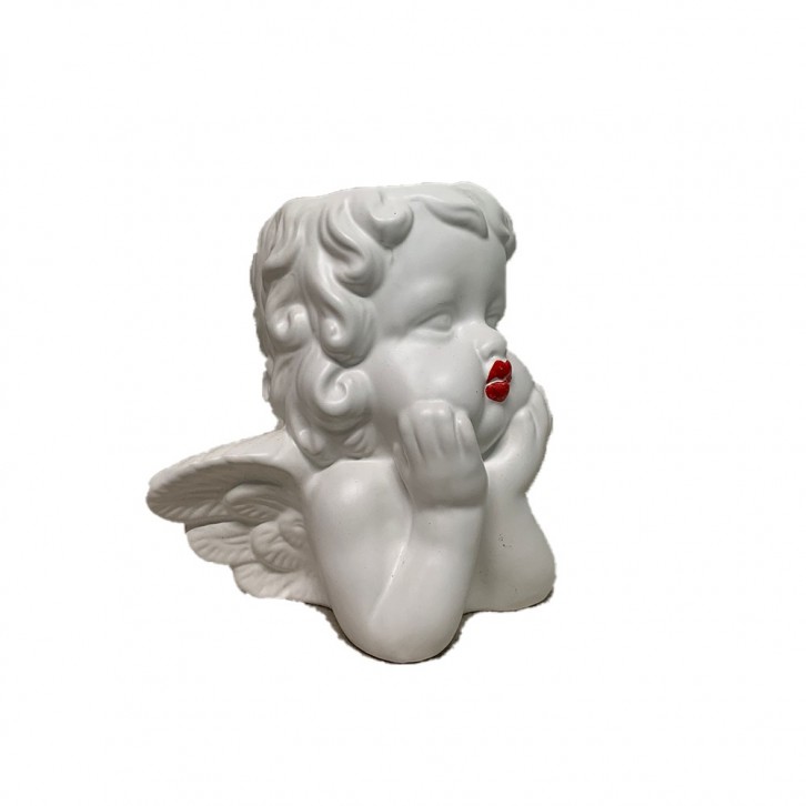 Isolepis on Angel Shape Ceramic Pot