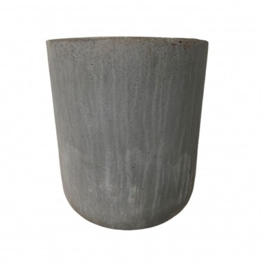 Rustic Nordic CEMENT Plant Pot (Curved Base)