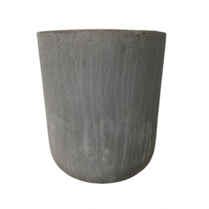 Rustic Nordic CEMENT Plant Pot (Curved Base)