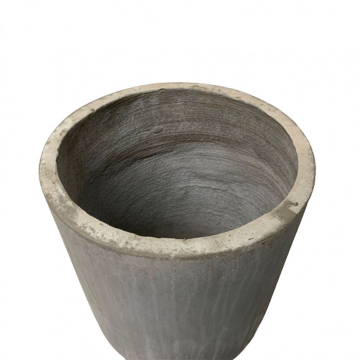 Rustic Nordic CEMENT Plant Pot (Curved Base)
