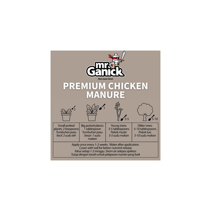 MR GANICK Premium Chicken Manure