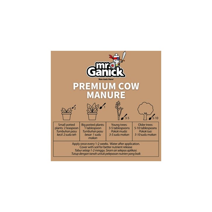 MR GANICK Premium Cow Manure
