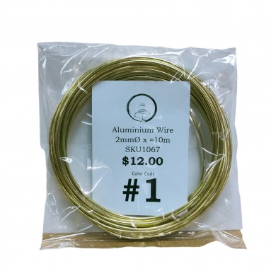 Colored Aluminium Wire 2mmØ