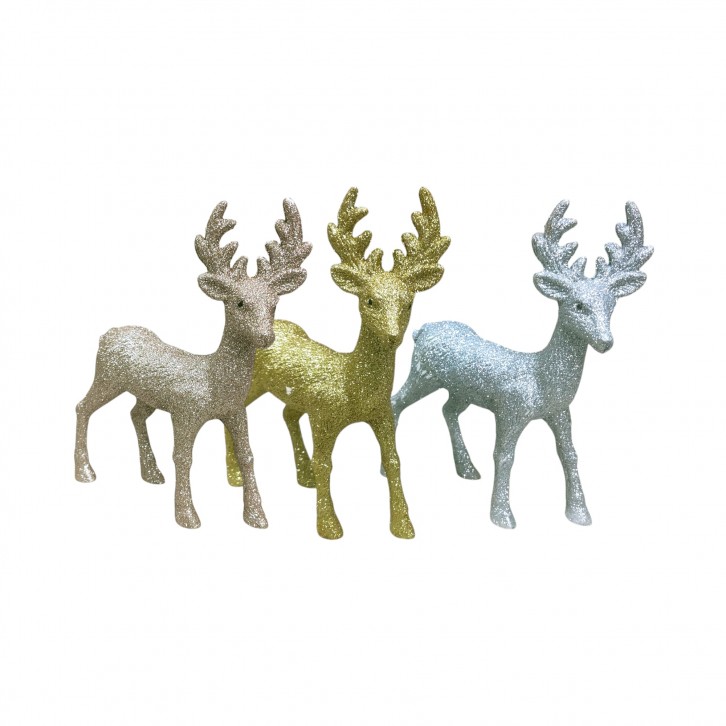 Christmas Decorations (Glitter reindeer)