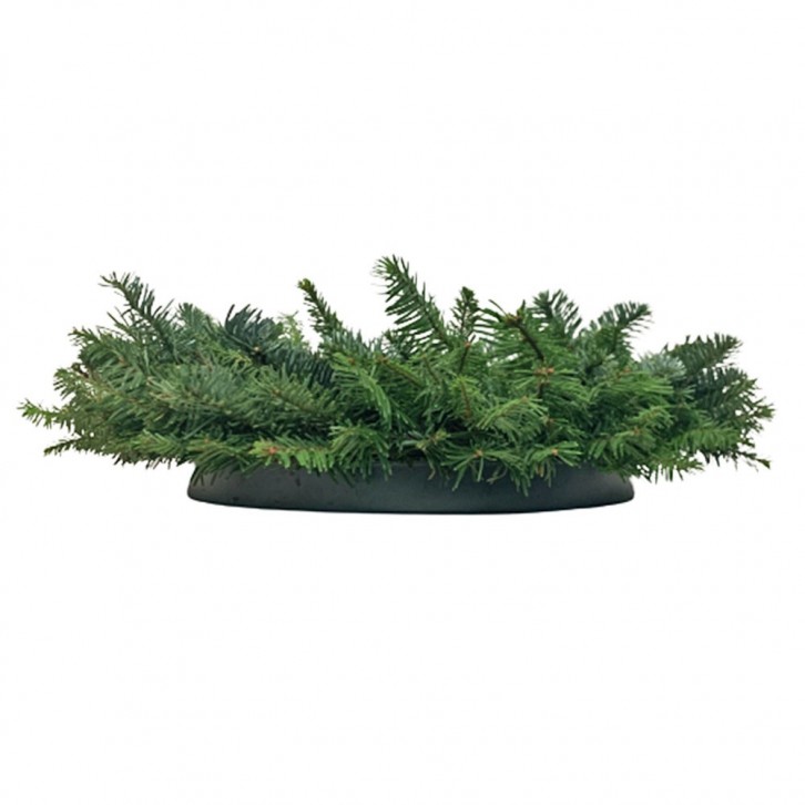 Fresh FIR Christmas TABLE Wreath (Decorated)