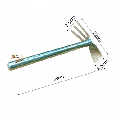 S/S Garden Hoe with Cultivator