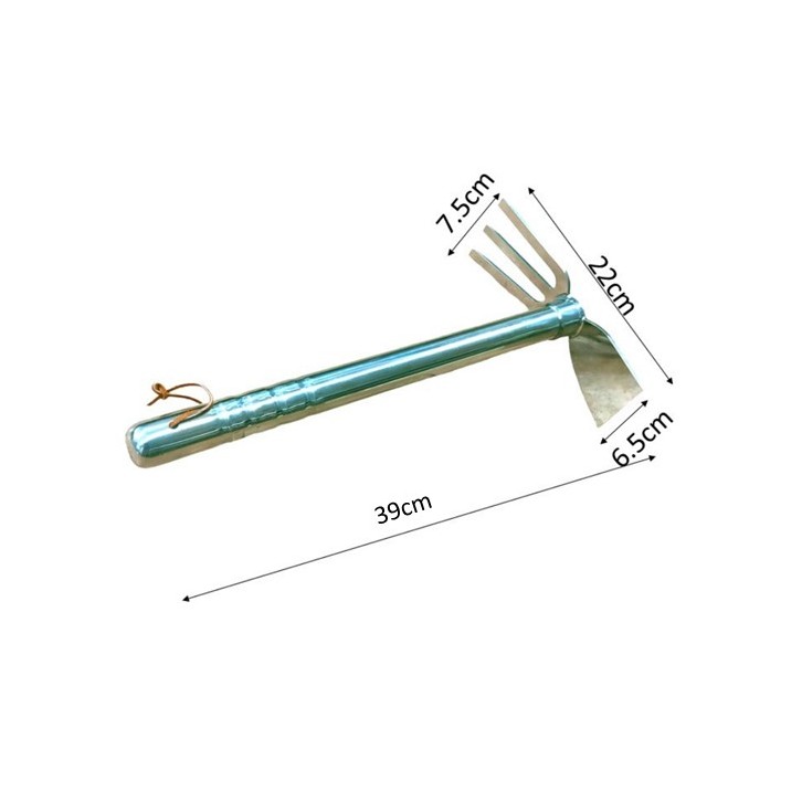 S/S Garden Hoe with Cultivator
