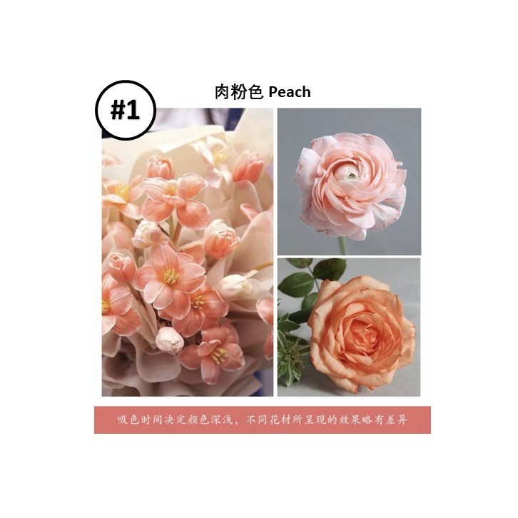 Liquid Dye for fresh flowers