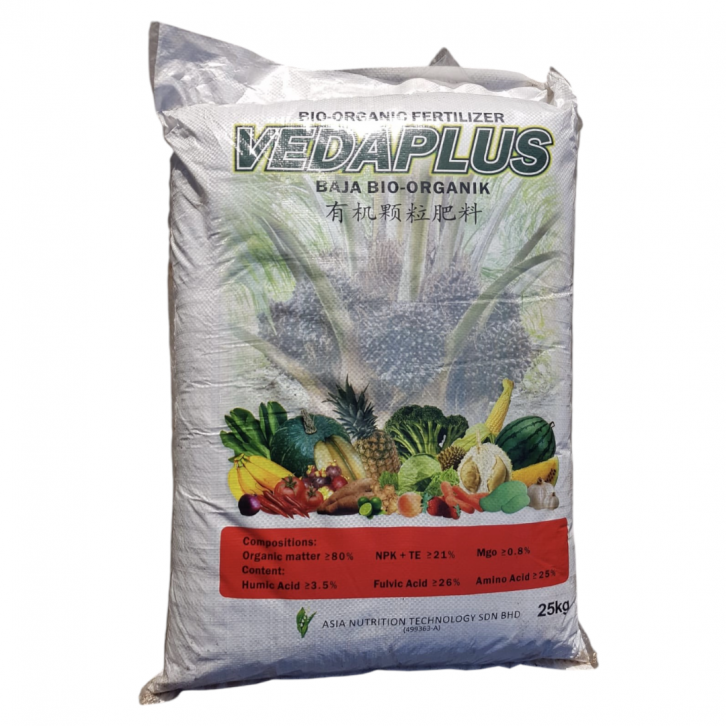 Bio-Organic Fertilizer with Fulvic Acid NPK+TE ≥ 21%