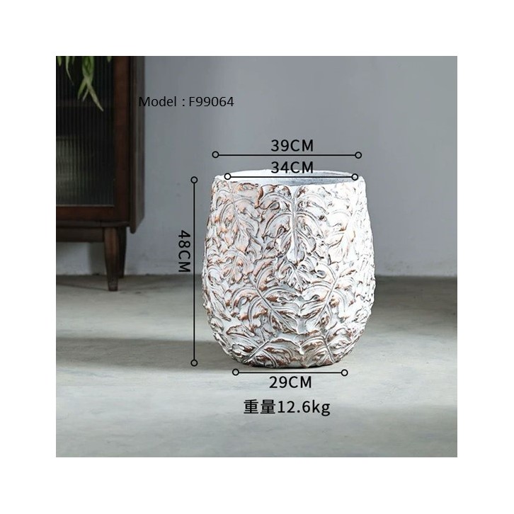 Fibre Cement Decorative Planter (732)