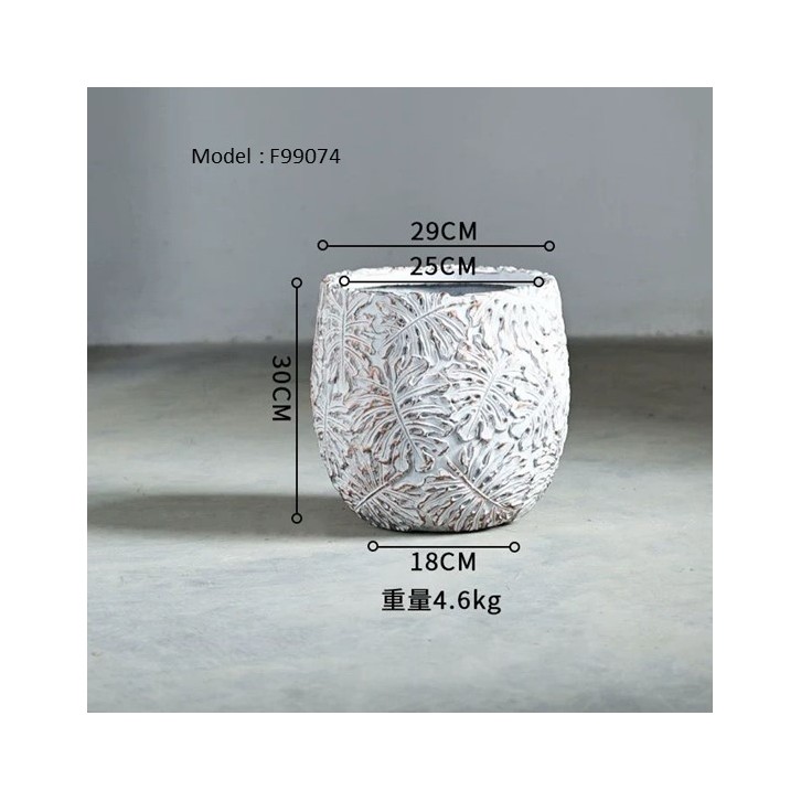Fibre Cement Decorative Planter (733)