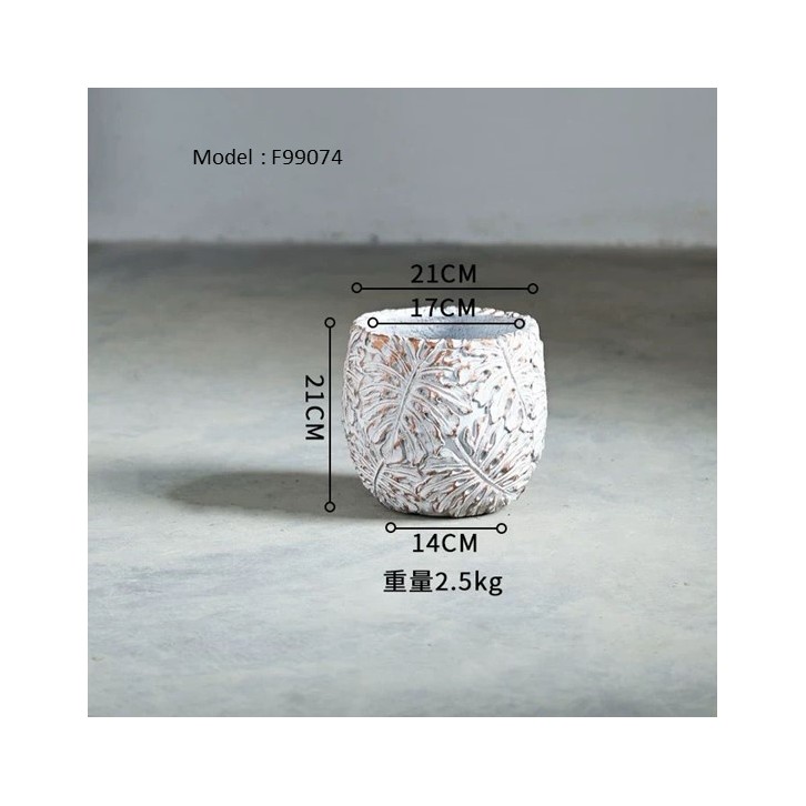 Fibre Cement Decorative Planter (733)