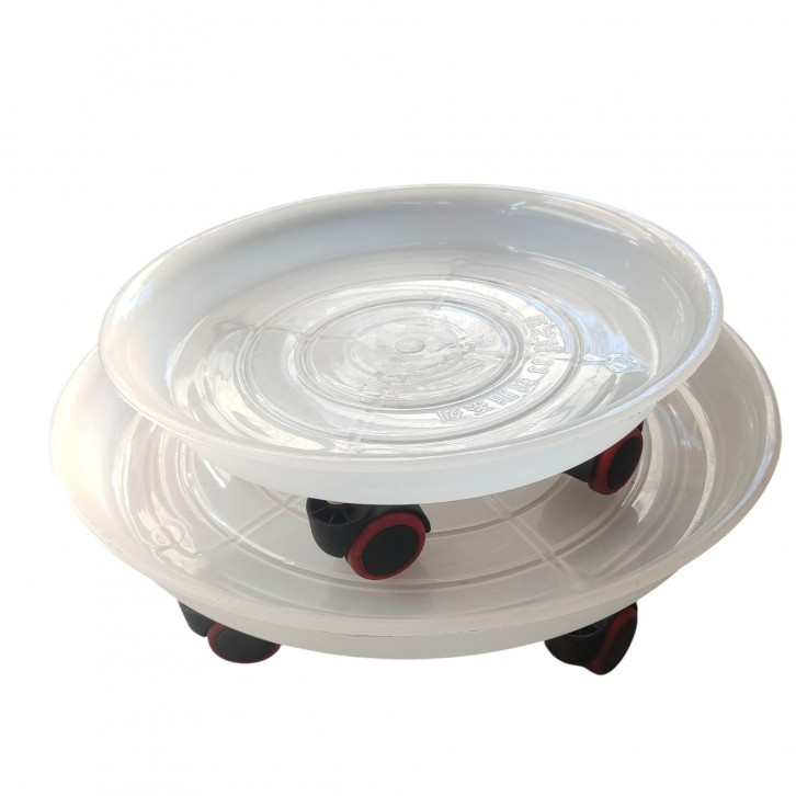 Flower Pot Caddy - Saucer with castors