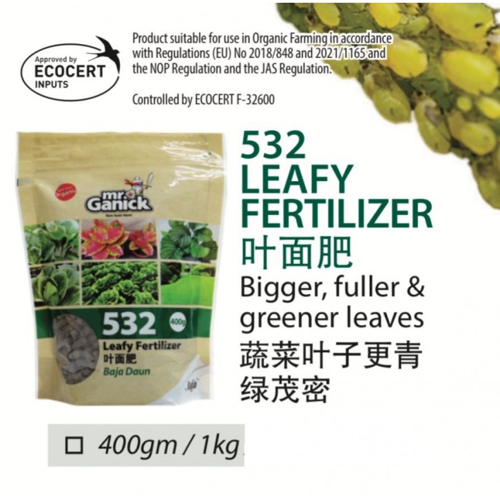 MR GANICK Leafy Fertilizer 532 叶面肥 (Baba)