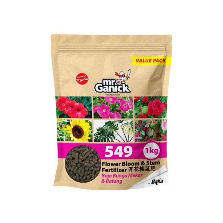 MR GANICK Flower Bloom Fertilizer 549 开花肥 (Baba)