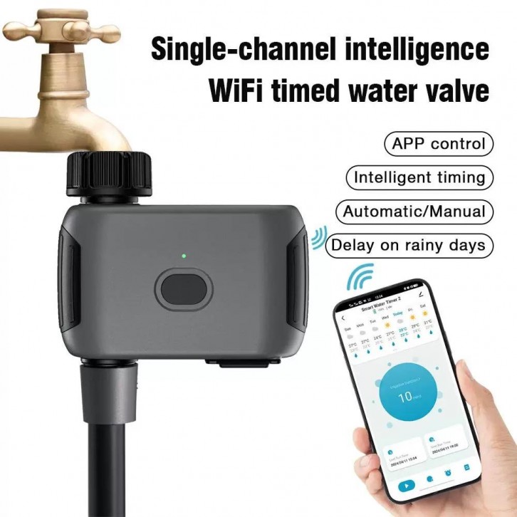WiFi Water Timer Irrigation Automatic Watering System Sprinkler Programmable