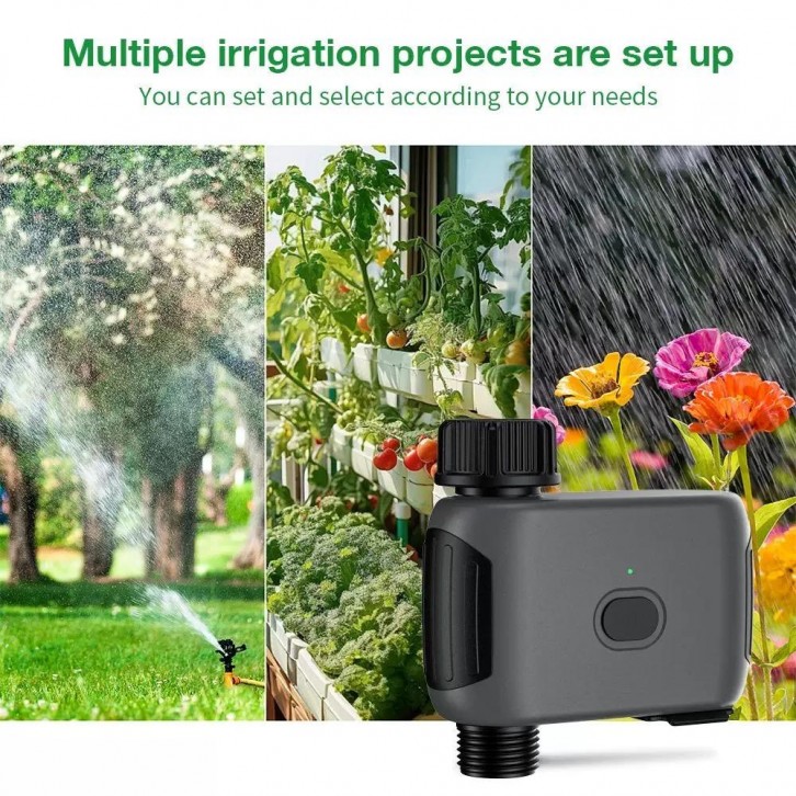 WiFi Water Timer Irrigation Automatic Watering System Sprinkler Programmable