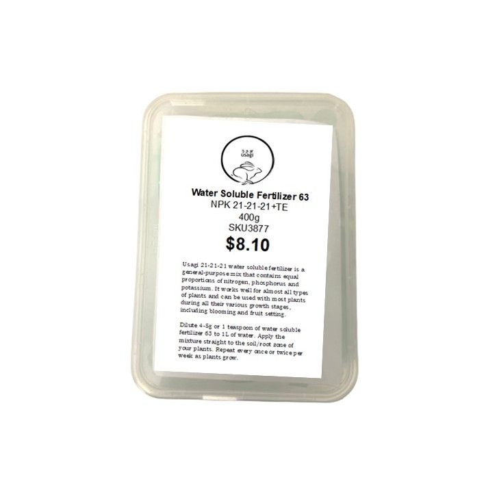Water Soluble Fertilizer 63 21-21-21+TE (Usagi)