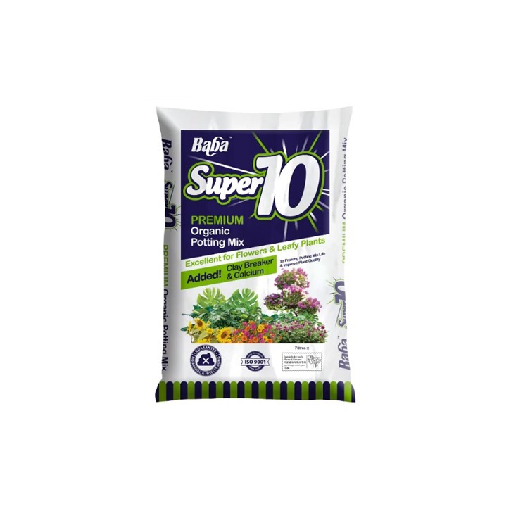 Super10 Premium Organic Potting Mix (Baba)